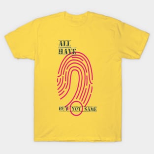 Magic fingerprint T-Shirt